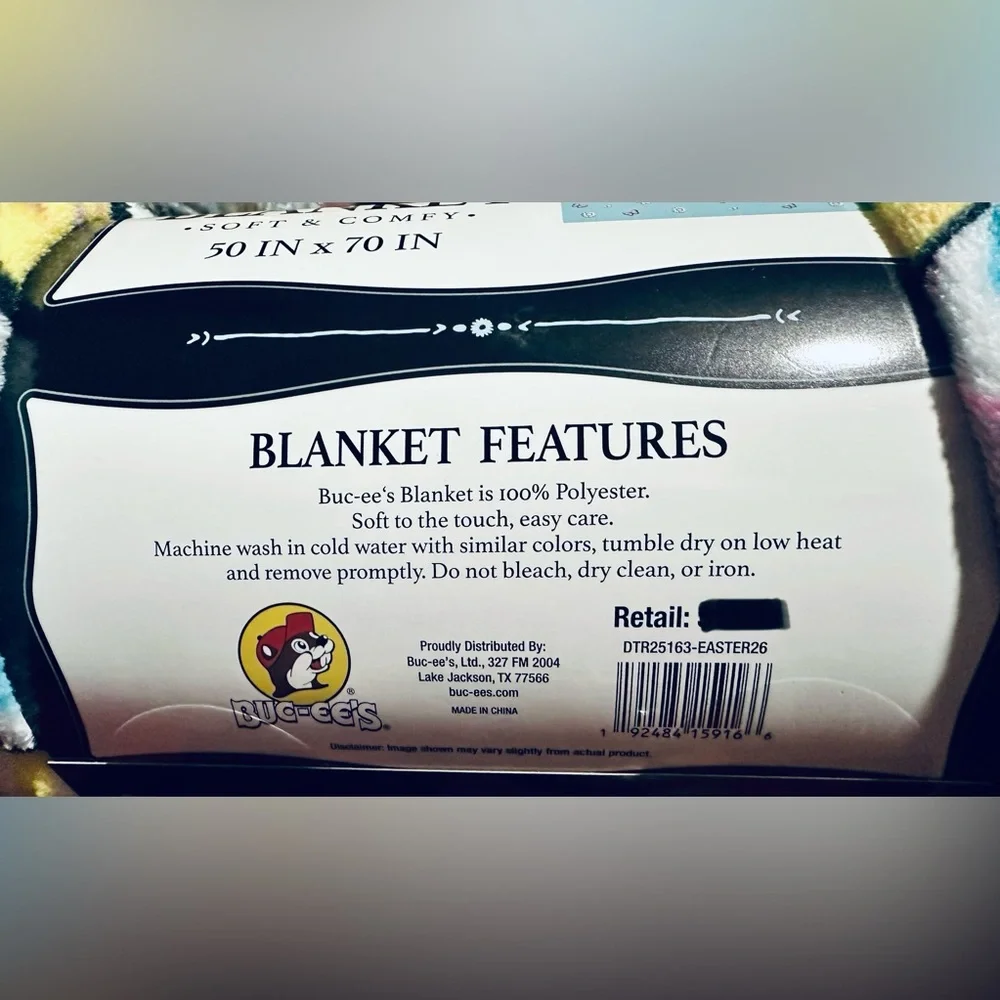 Buc-ee's Easter Blanket “Did Some Bunny Say Buc-ee's” Easter 2026